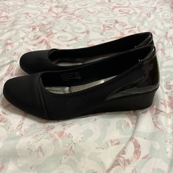 Wedge Dexflex Black Flats Buy Black Flat Sandals For Women By DEX